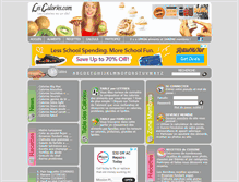 Tablet Screenshot of les-calories.com